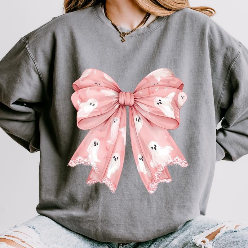 Ghost Bow Sweatshirt