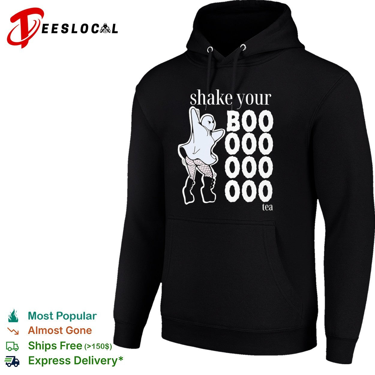 Ghost shake your boo boo boo tea dancing shirt