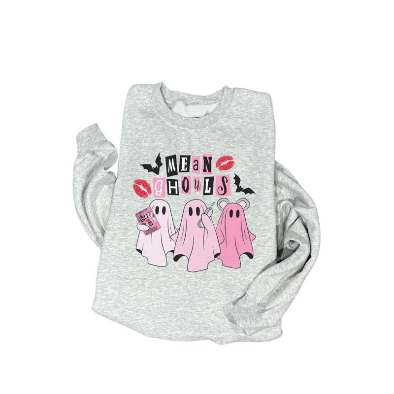 Ghoul Girls Halloween T-Shirt Long Sleeve Crewneck Hoodie Sweatshirt | PrintMintTees.com