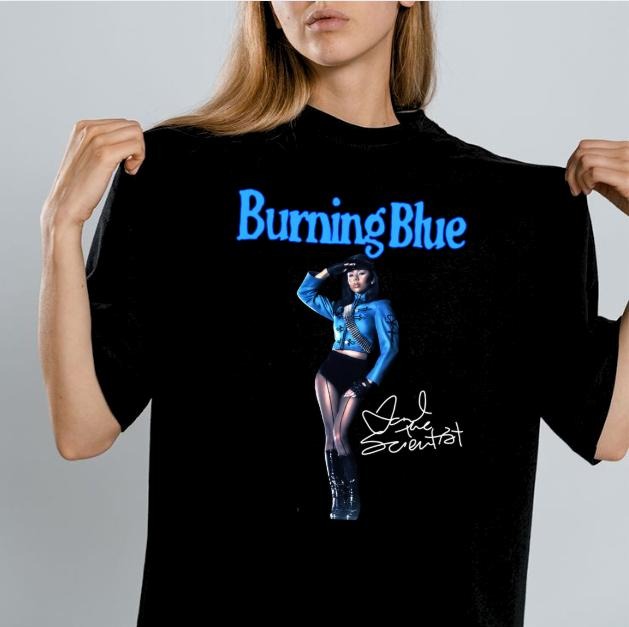 Gift Fans Burning Blue Song Tee, Mariah TS Music Shirt Hoodie, Sweatshirt | PrintMintTees.com