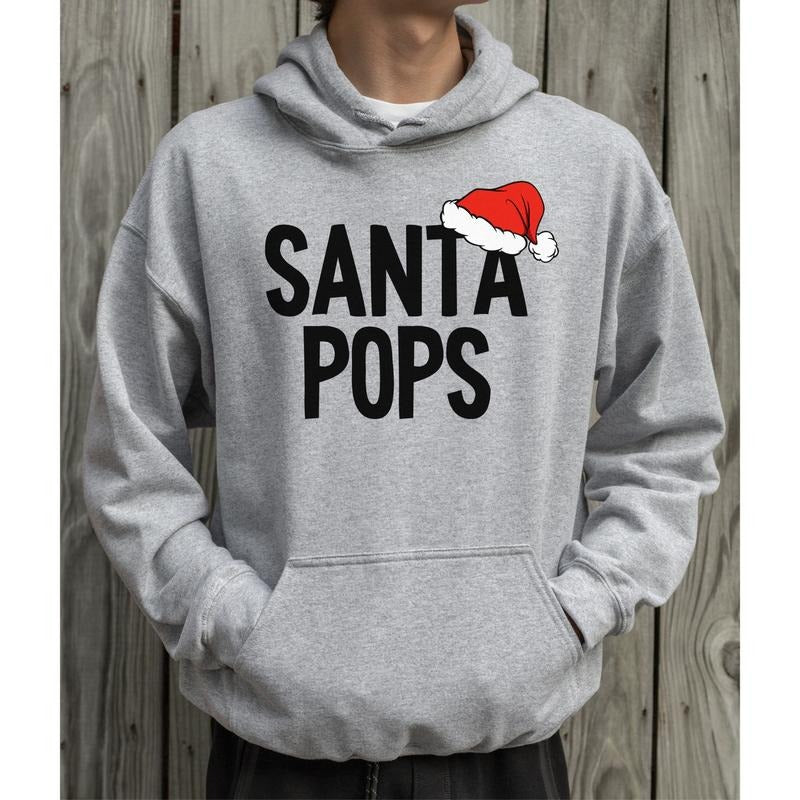 Gift For Papa Santa Funny Tee. New papa Gift, Unisex Long Sleeve Pullover Shirt Hoodie Sweatshirt | PrintMintTees.com