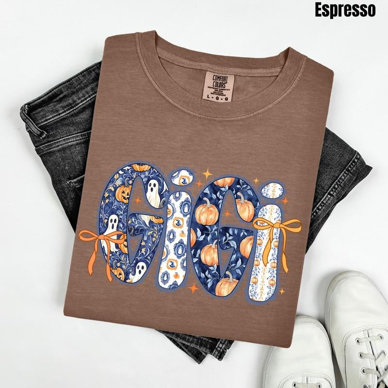 Gigi Blue Harvest Comfort Colors T-Shirt 'NLB' Hoodie Sweatshirt | PrintMintTees.com