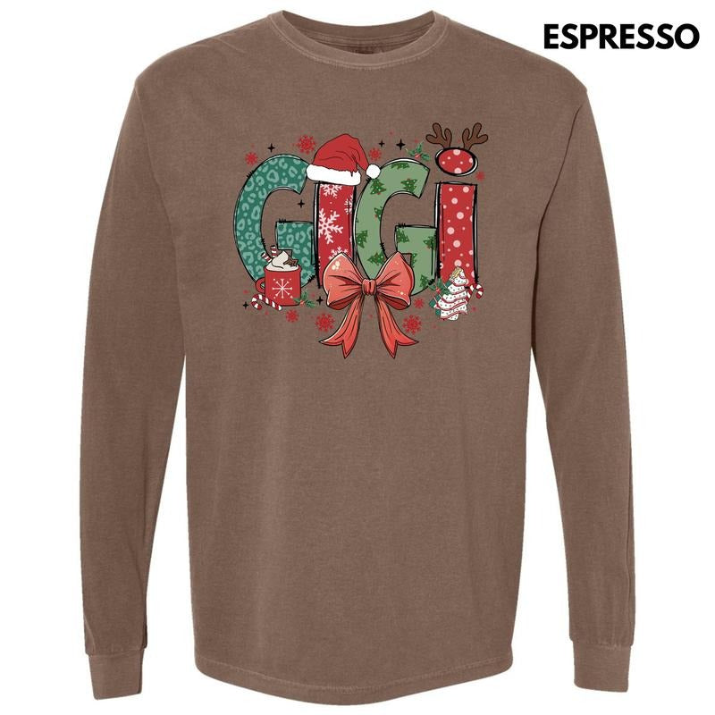 Gigi Jolly Theme Long Sleeve Comfort Colors T-Shirt 'NLB' Hoodie, Sweatshirt | PrintMintTees.com