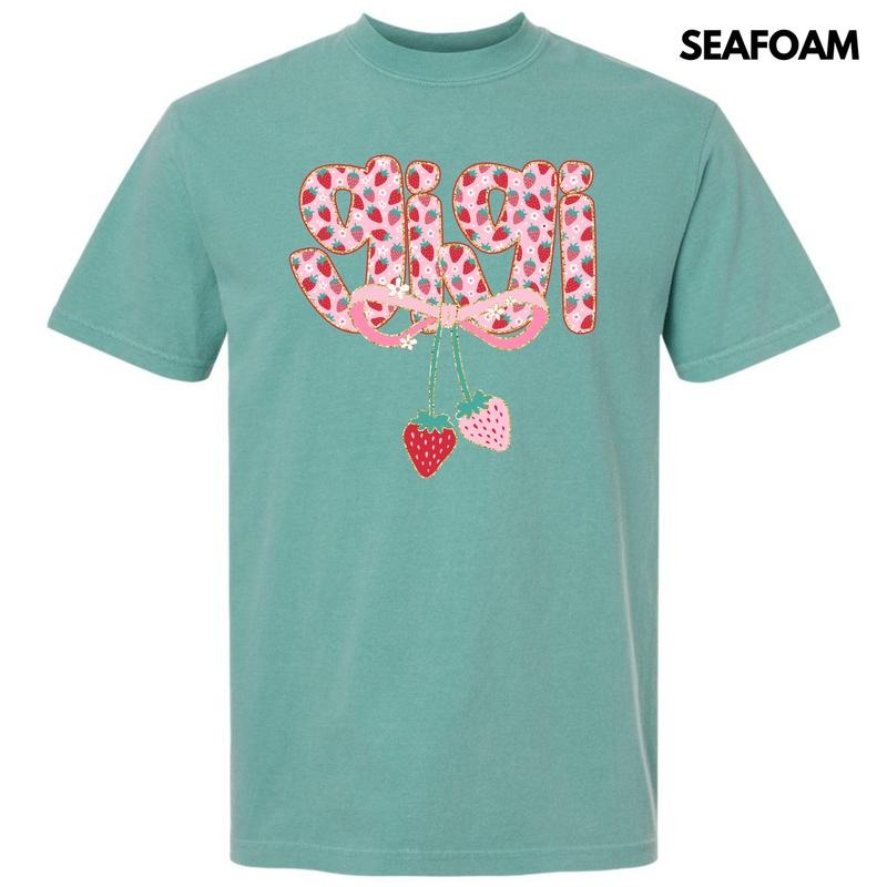 Gigi Strawberry Coquette Comfort Colors 'NLB' T-Shirts, Hoodie, Sweatshirt