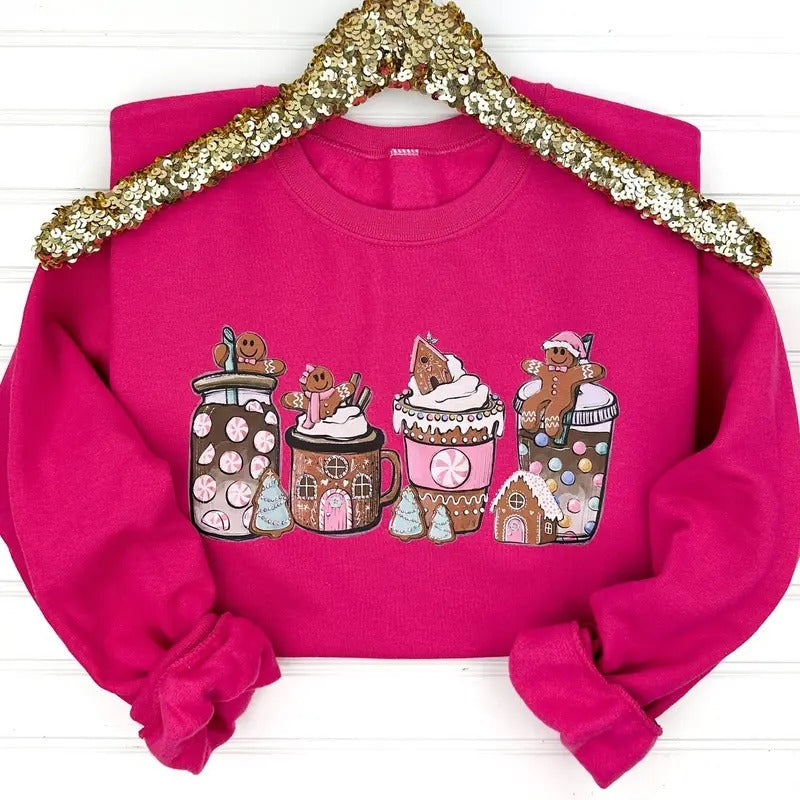 Gingerbread Lattes Sweatshirt Shirt Hoodie | PrintMintTees.com