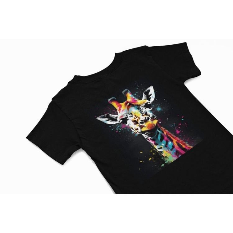 Giraffe T-Shirt, Giraffe Graphic tee, quirky animal Tee, Cute Animal tee, African animal t shirt, T-Shirt, Giraffe lover...