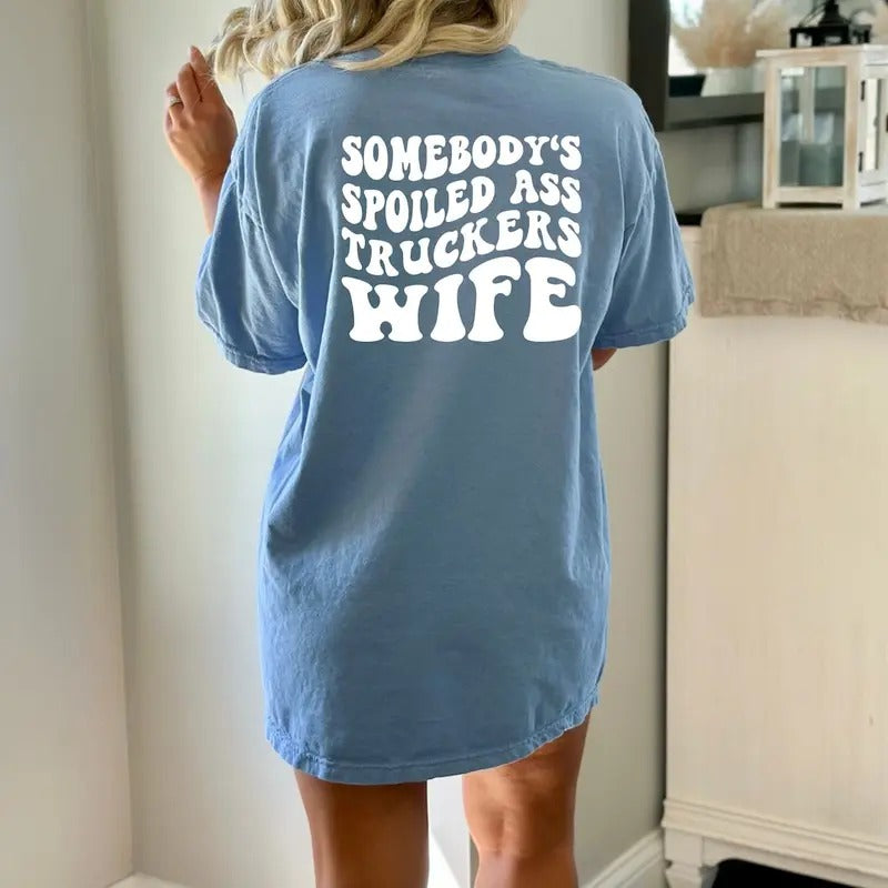 Girl Trucks Shirt, Trucker Shirt, Gift For Trucker, Truck Driver Shirt, Trucker Wife Shirt, Mother Trucker Shirt Hoodie...