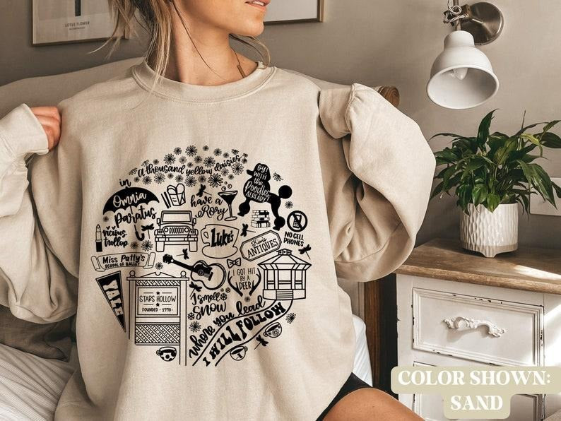 Girls gift, Gilmore girls  Hoodie and Sweater; T-shirt Cotton Polyester Sweatshirt | PrintMintTees.com