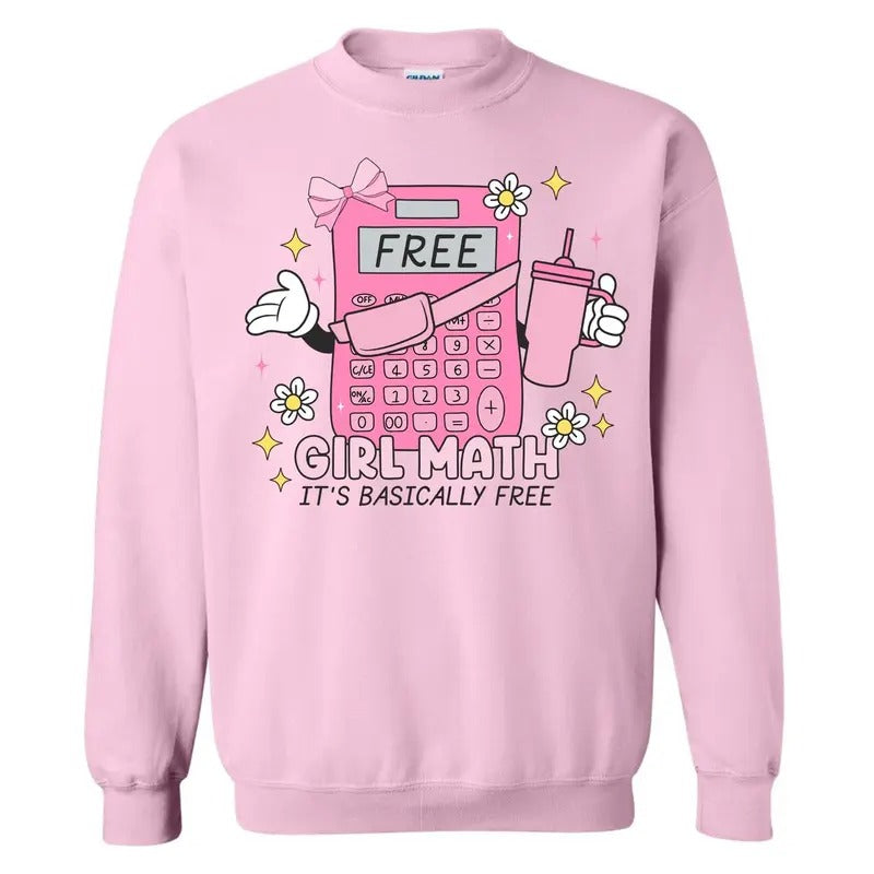 Girly Math Sweatshirt 'NLB' Shirt Hoodie | PrintMintTees.com