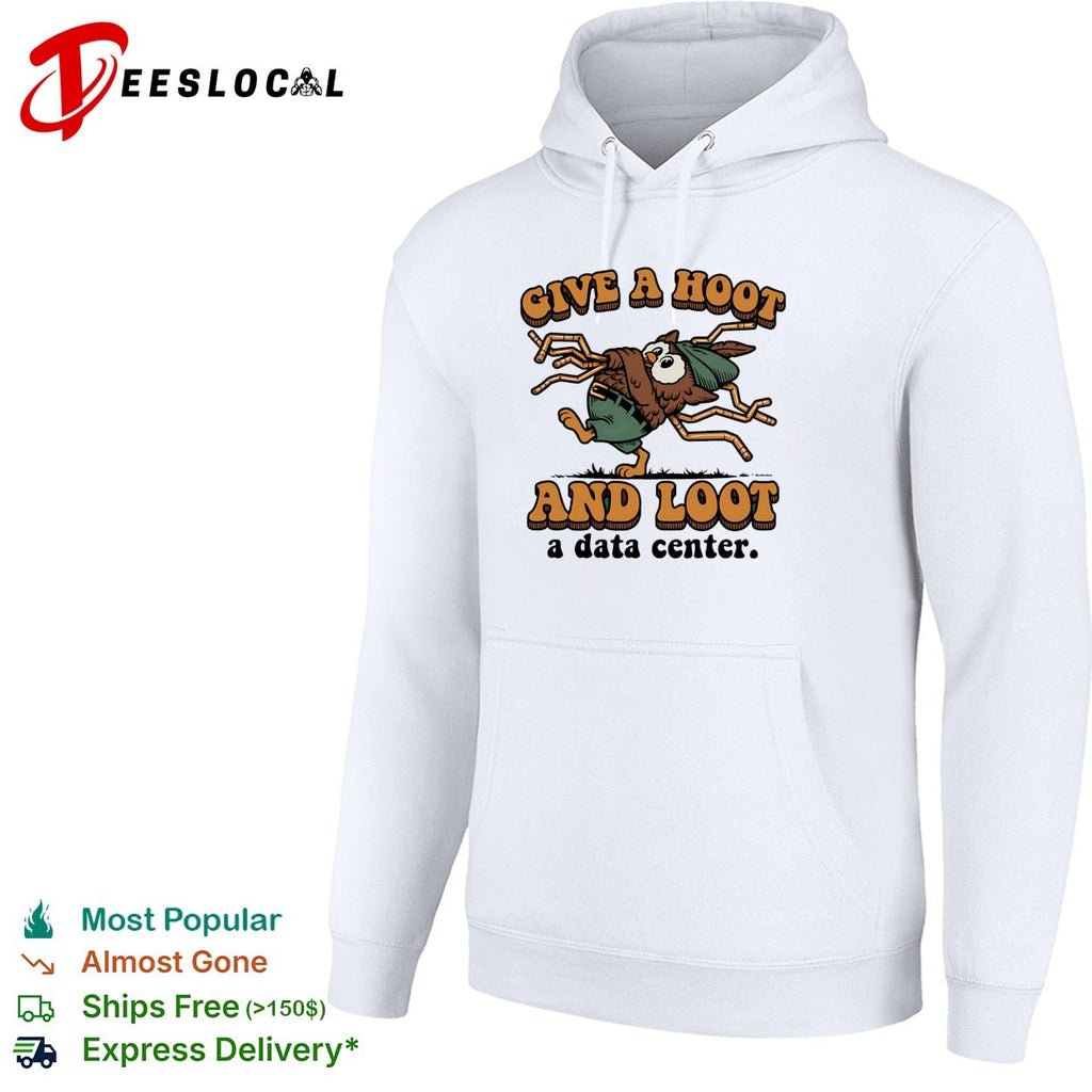 Give a hoot and loot a data center owl shirt