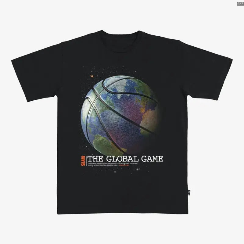 Global Game Heavy T-Shirt, Retro Crewneck, Gift For Lovers, Cotton, Trendy Womenswear Top Hoodie Sweatshirt