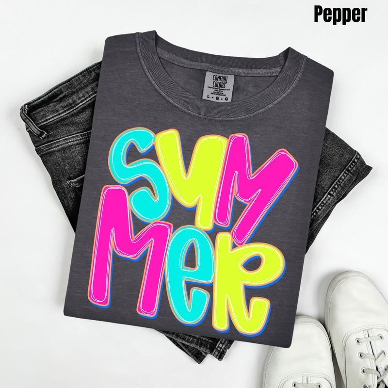 Glowing Summer Comfort Colors T-Shirt 'NLB' Hoodie, Sweatshirt | PrintMintTees.com