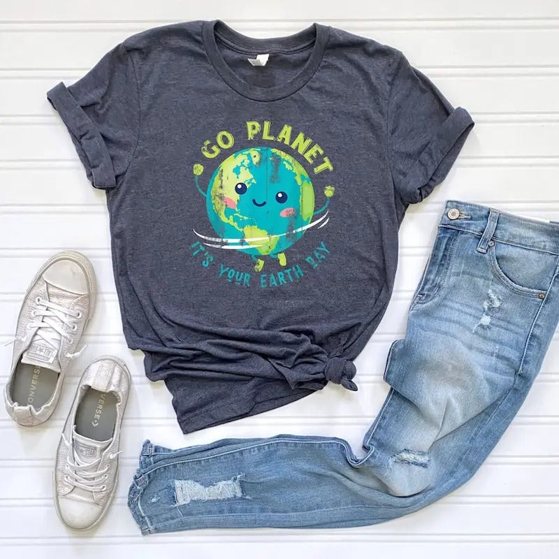 Go Planet It's Your Earth Day Shirt, Earth Day Shirt, Nature Lover Shirt, Eco Friendly Shirt,Happy Earth Day Shirt Hoodie...