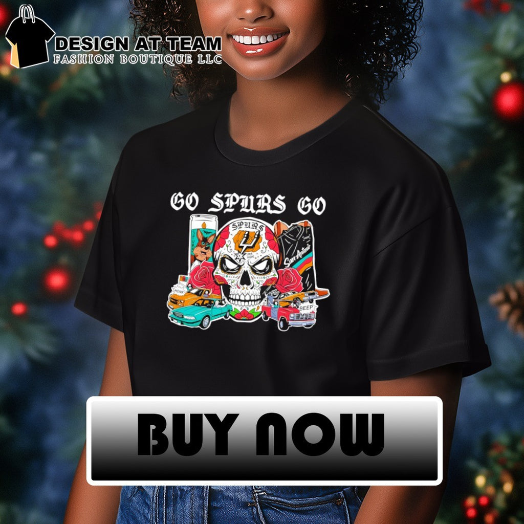 Go Sprus Go Sas Wemby Spurs Inspired The Alien sugar skull shirt