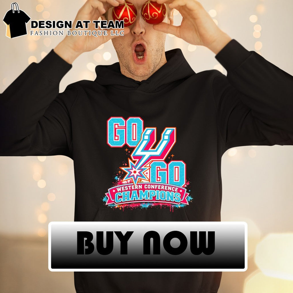 Go Spurs Go Retro West Champs Western Conference Champions shirt