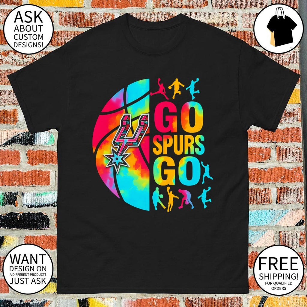 Go Spurs Go San Antonio Spurs Basketball Playoffs 2026 NBA Colorful shirt
