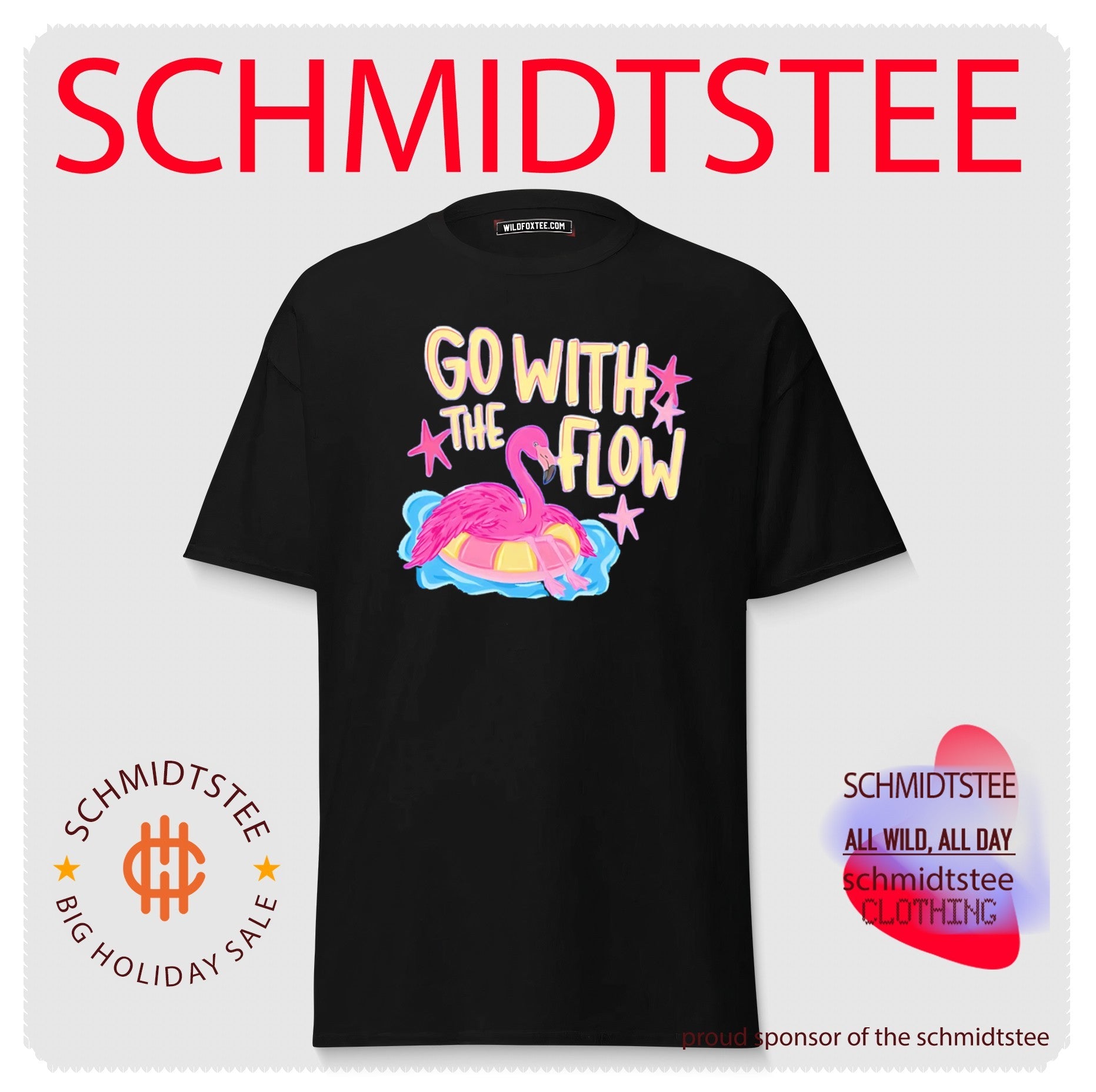 Go With The Flow Flamingo shirt