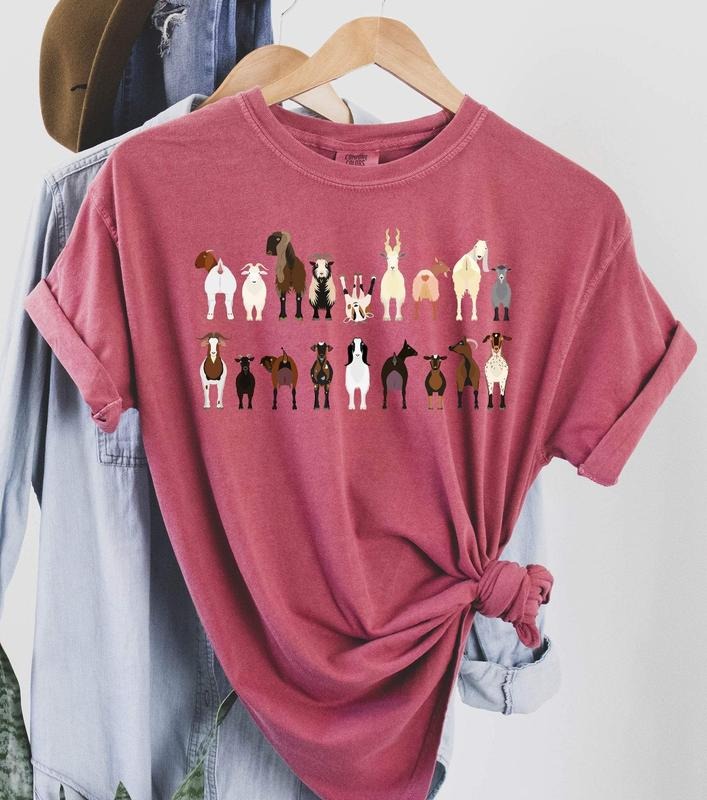 Goat Breeds Farm Animal Lover T-Shirt Hoodie Sweatshirt | PrintMintTees.com