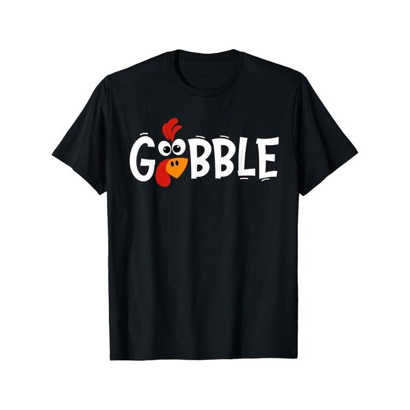 Gobble Till You Wobble Cool Turkey Thanksgiving Gobble T-Shirt made in usa Hoodie Sweatshirt | PrintMintTees.com