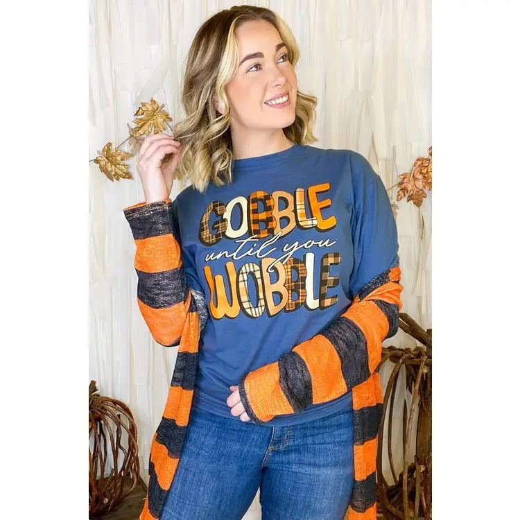 Gobble Until You Wobble Fall T-Shirt Hoodie Sweatshirt | PrintMintTees.com