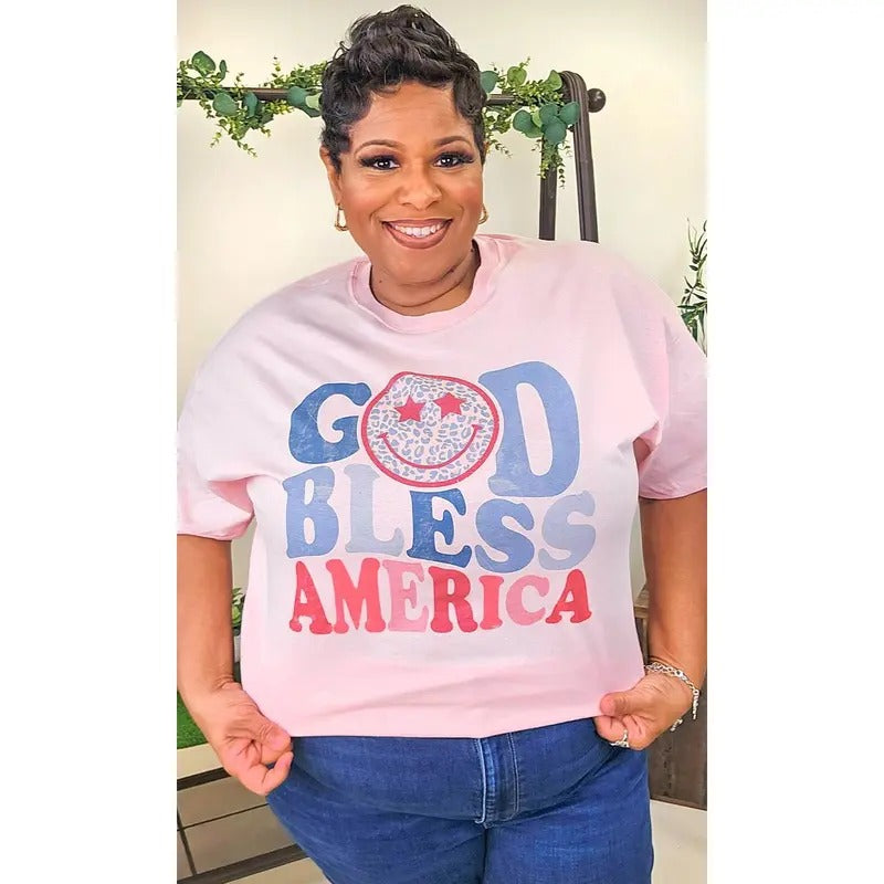 God Bless America Graphic Shirt Hoodie Sweatshirt | PrintMintTees.com