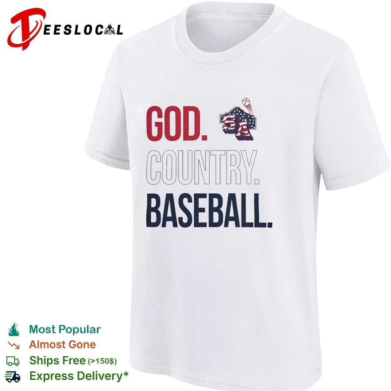God Country Baseball Shirt