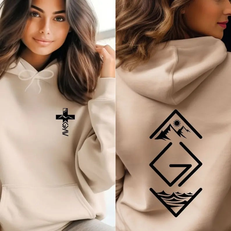 God Is Greater Than The Highs And Lows Hoodie,God is Greater Than The Highs and Lows Sweatshirt,Christian Shirt,Cross on...
