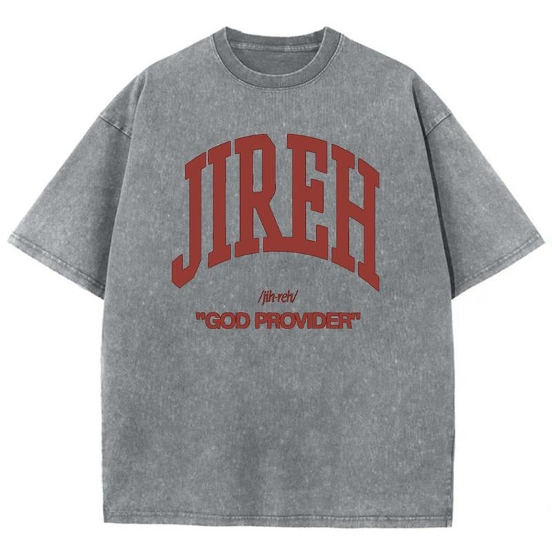 God Provider Washed Christian Vintage 90s Cotton Top Womenswear Mineral Color T-Shirts, Hoodie, Sweatshirt
