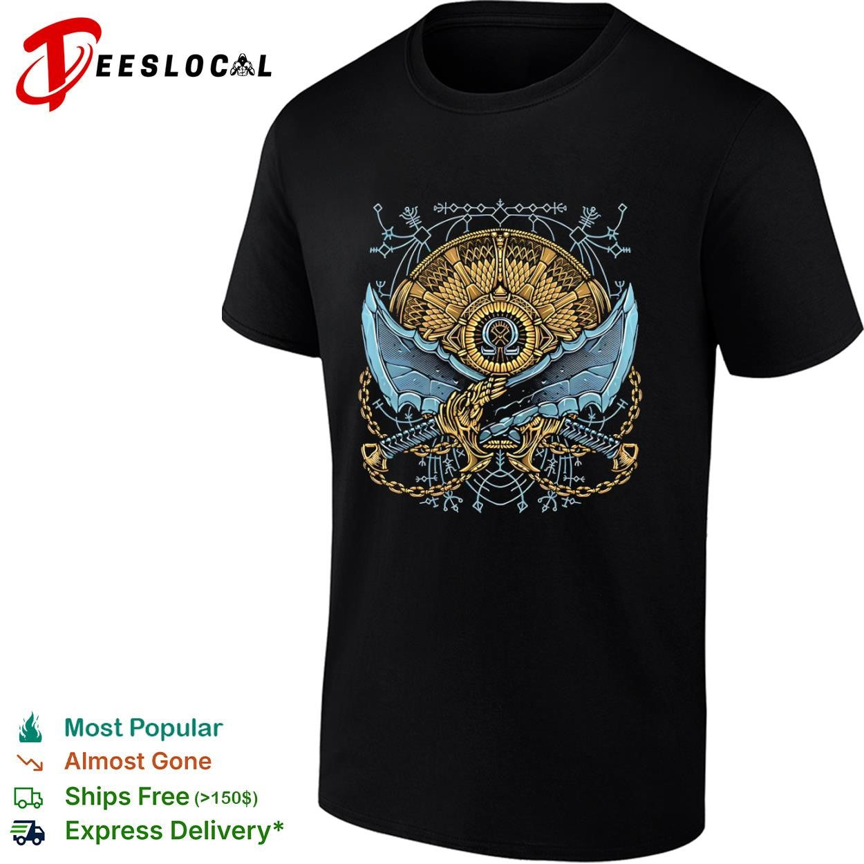 God of War the Blades of Chaos shirt