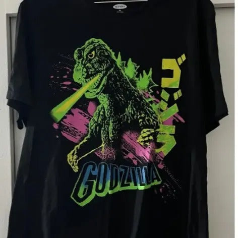 Godzilla Retro Monster Movie T-shirt Xxl Menswear Top Hoodie Sweatshirt | PrintMintTees.com
