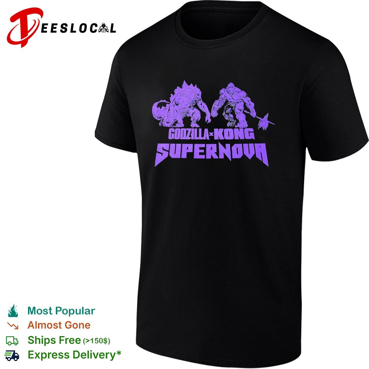 Godzilla x Kong Supernova Movie Characters Shirt