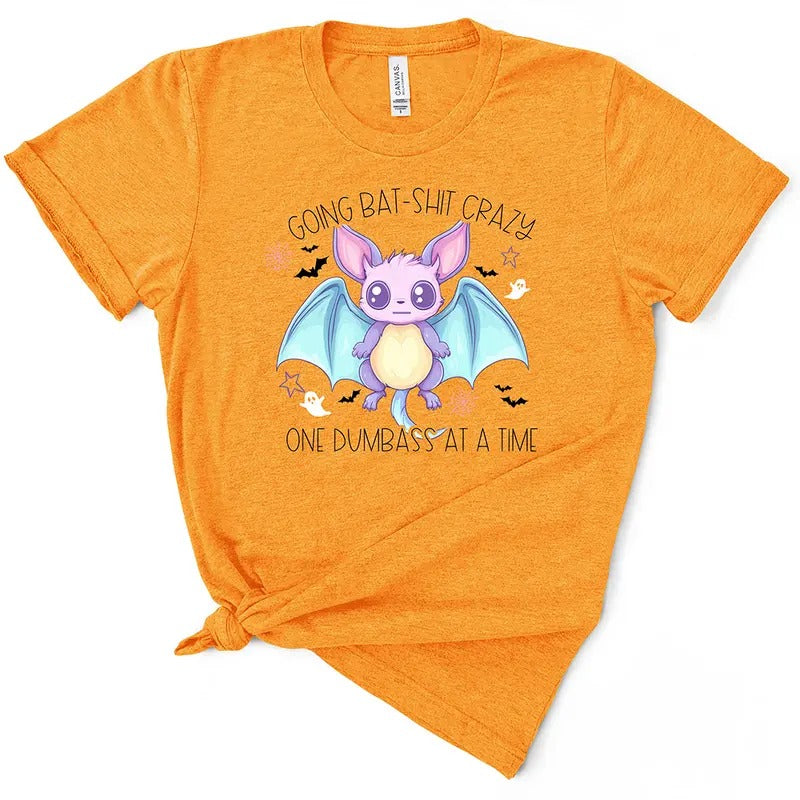Going Bat Sh*t Crazy Funny Halloween Shirt Hoodie Sweatshirt | PrintMintTees.com