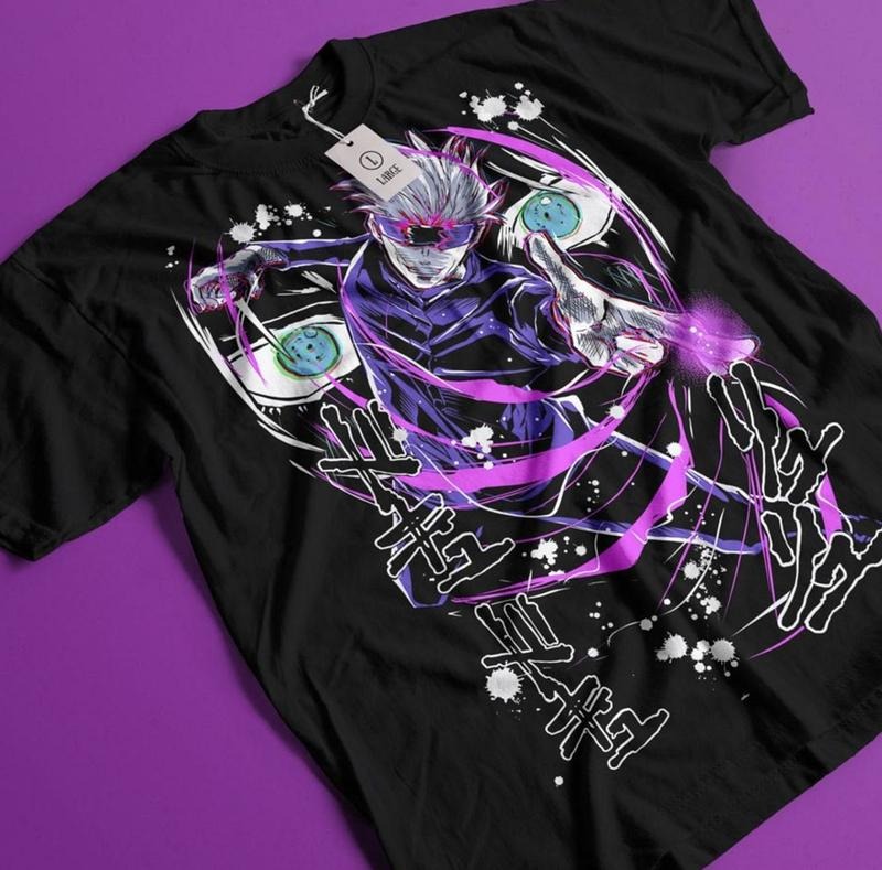 Gojo Anime Shirt, JJK Anime T-shirt, Graphic Anime Tee, Anime Lovers Shirt, Anime Manga Shirt Hoodie Sweatshirt