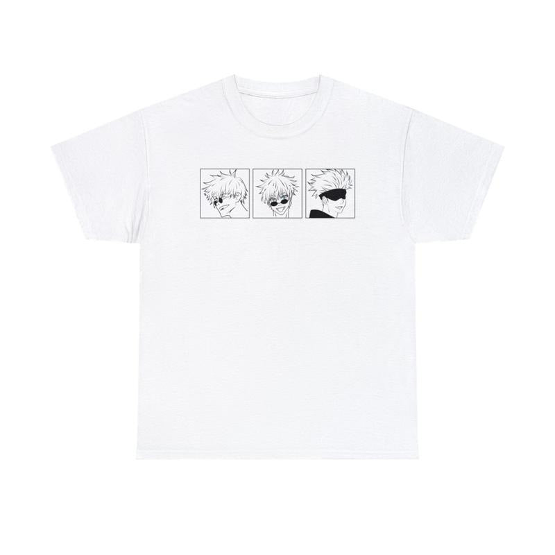 Gojo Panel Graphic T-Shirt JuJutsu Kaisen Anime Mange Inspired Mens Womens Unisex Clothing JJK Satoru Hoodie Sweatshirt