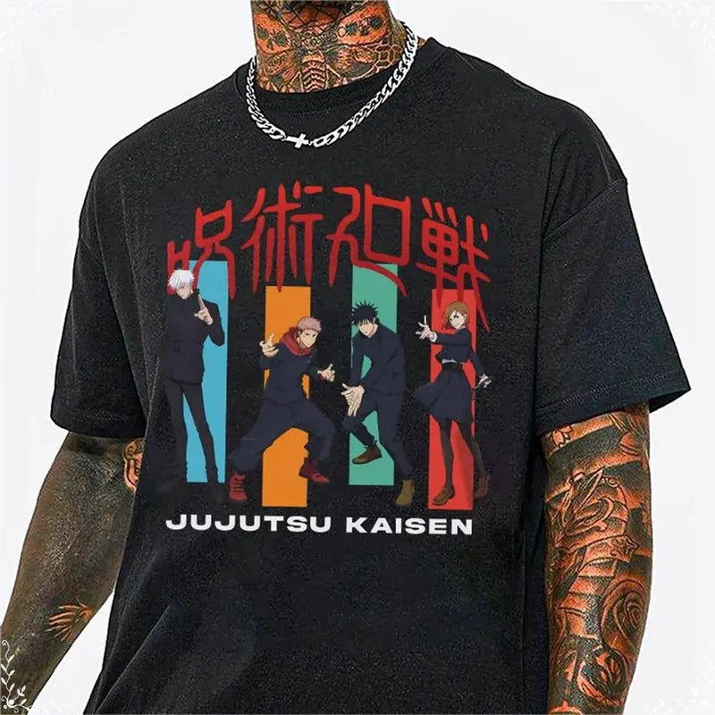 Gojo Team Shirt, Tokyo Team Jujutsu Kaisen Character Jujutsu Kaisen Shirt Yuji Gojo, JJK Jujutsu Kaisen Anime Tshirt,...
