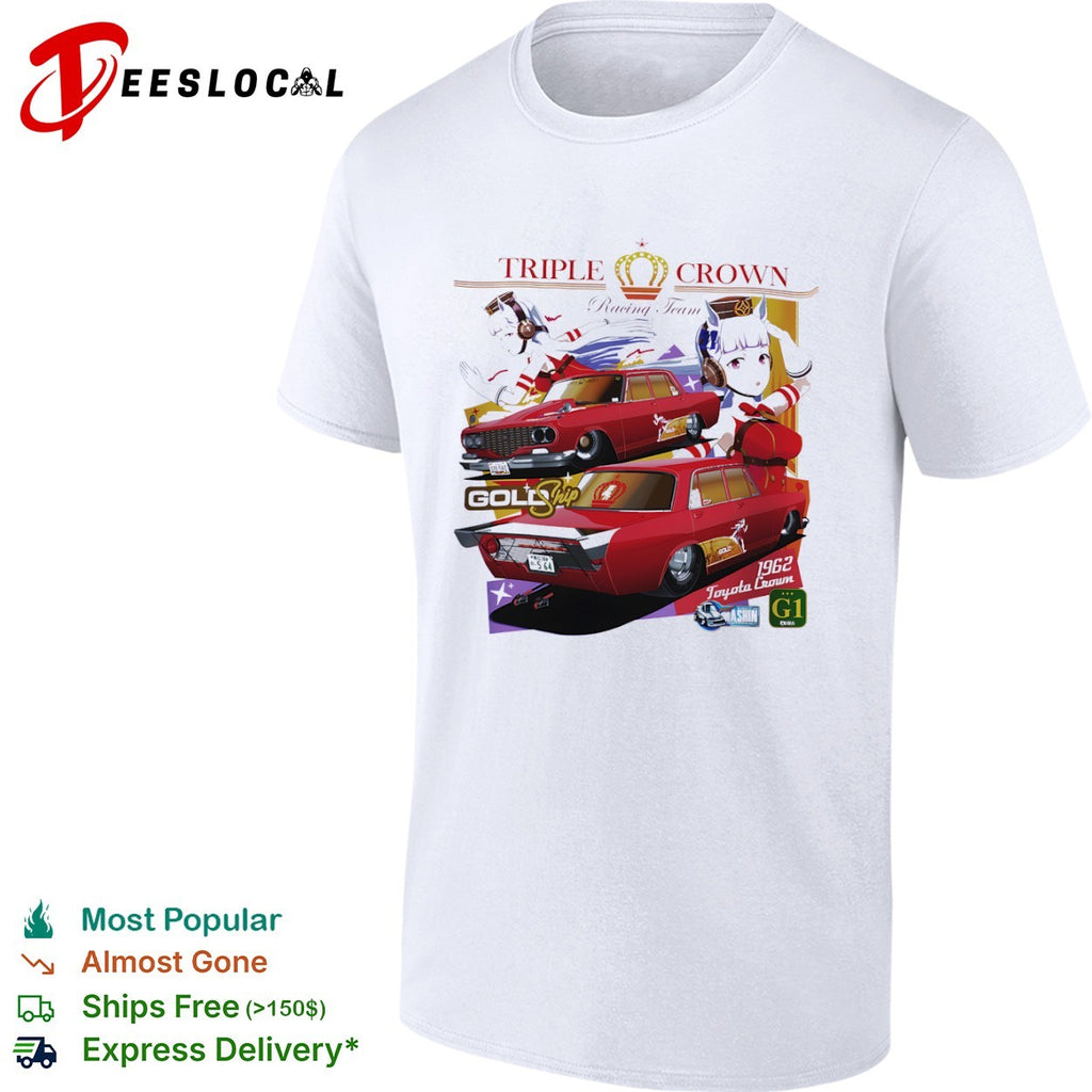 Gold Ship Uma Musume Triple Crown Racing Team 1962 shirt