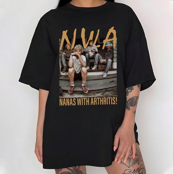 Golden Girls N.W.A Nanas With Arthritis Shirt | The Golden Girls Shirt, Golden Girl Lover Gift, 80s Television Sitcom...