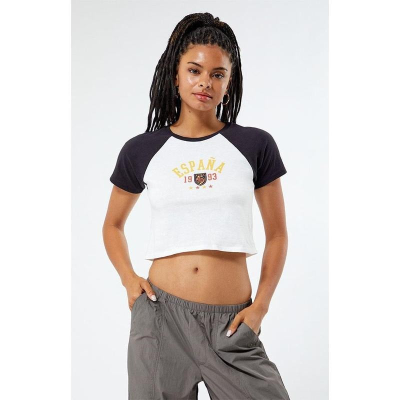 Golden Hour Women's Espana Sport Raglan T-Shirt Hoodie, Sweatshirt | PrintMintTees.com