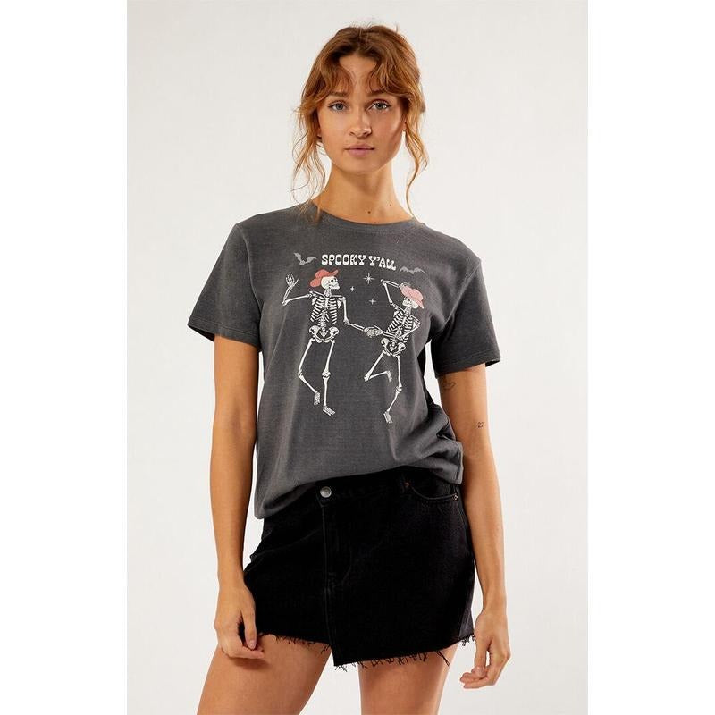 Golden Hour Women's Spooky Y'all Dance T-Shirt Hoodie, Sweatshirt | PrintMintTees.com