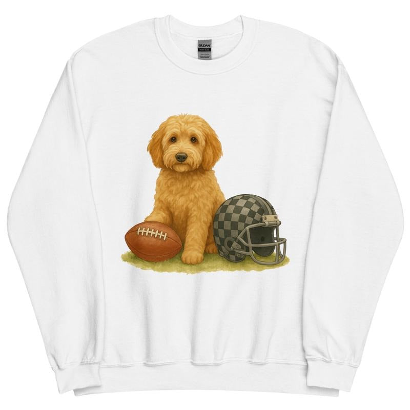 Goldendoodle Football Sweatshirt
