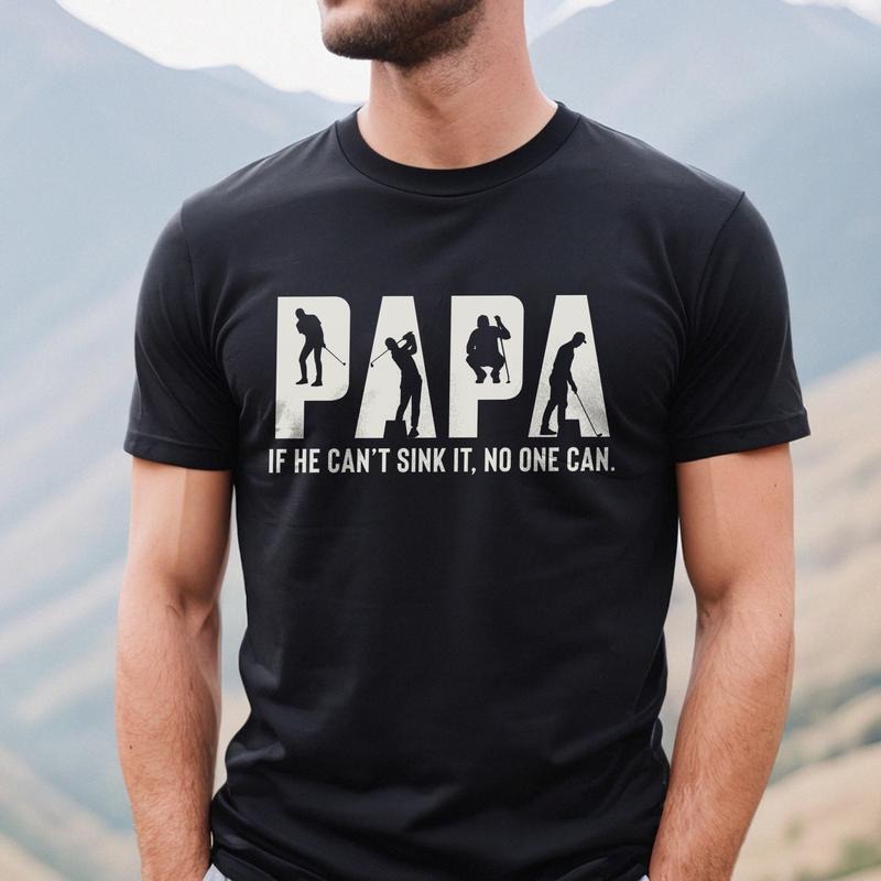 Golf Papa Proud Dad Shirt Golfing Papa Golf Lover T-Shirts, Hoodie, Sweatshirt
