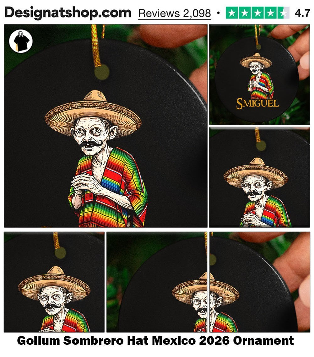 Smiguel Gollum Sombrero Hat Mexico 2026 shirt