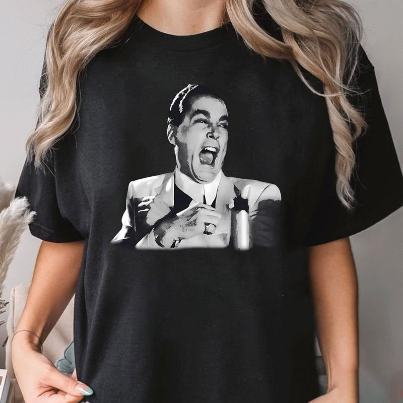 Goodfellas Laughing Meme Unisex Shirt, 90s Mafia Movie T-Shirt Hoodie Sweatshirt | PrintMintTees.com