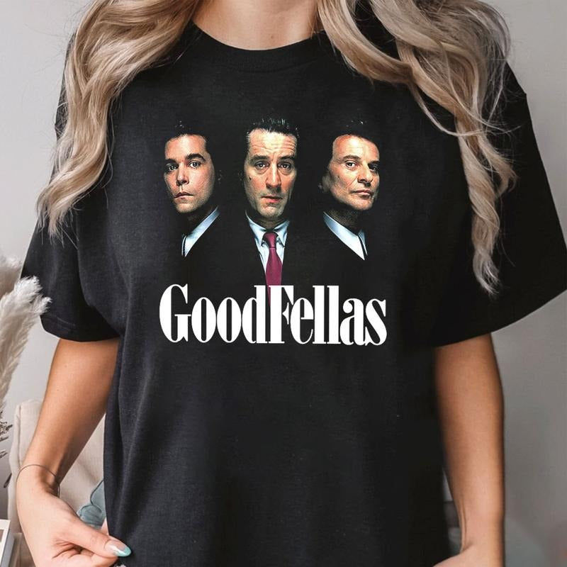 Goodfellas Three Wise Men 90's Gangster Movie Black Tee T-Shirt Hoodie Sweatshirt | PrintMintTees.com