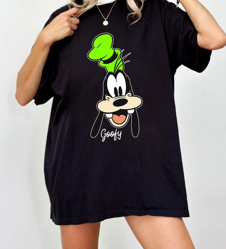Goofy Big Face Portrait T-Shirt Top Womenswear Underwear Crewneck Casual Tshirt Lady Summer Hoodie Sweatshirt