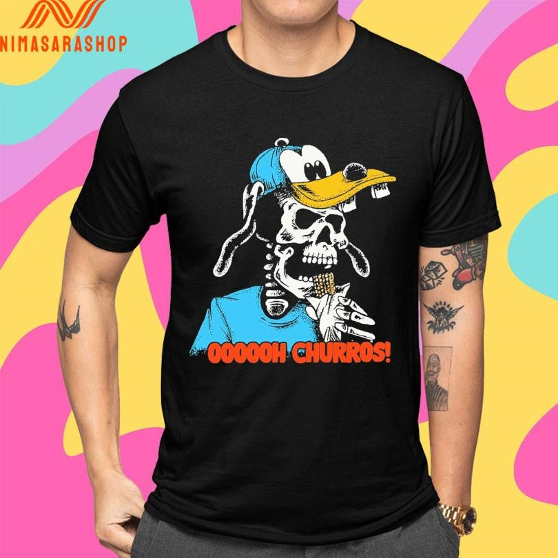 Goofy Oh Churros Skeleton Shirts