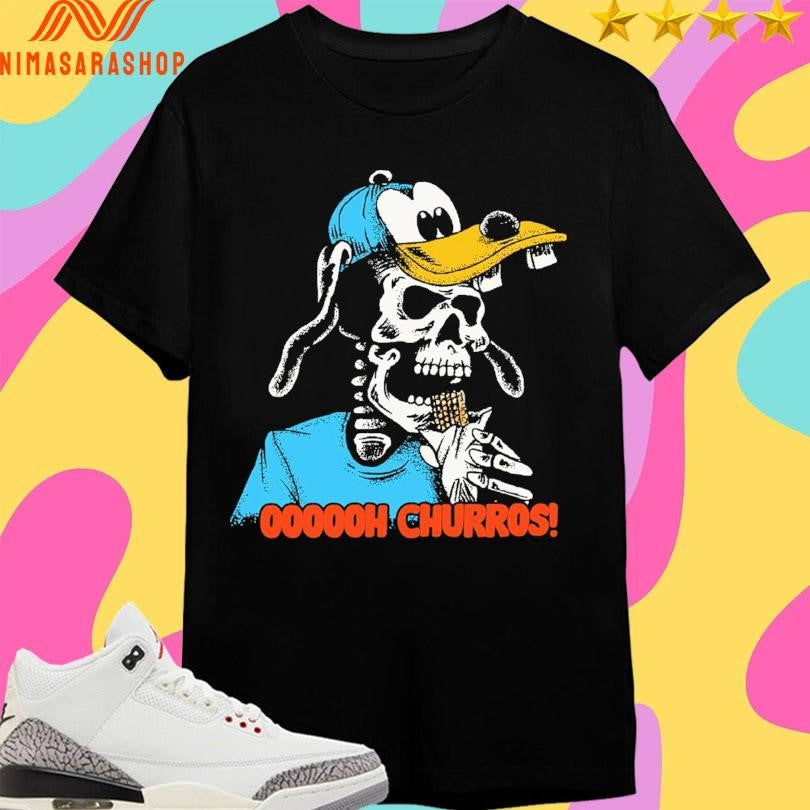 Goofy Oh Churros Skeleton Shirts