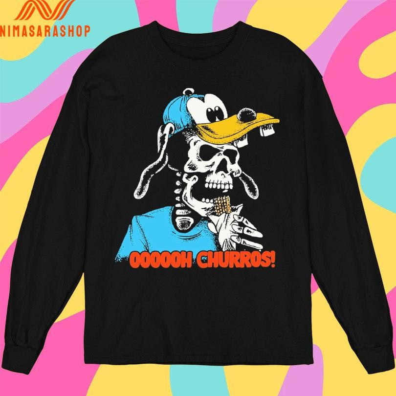 Goofy Oh Churros Skeleton Shirts