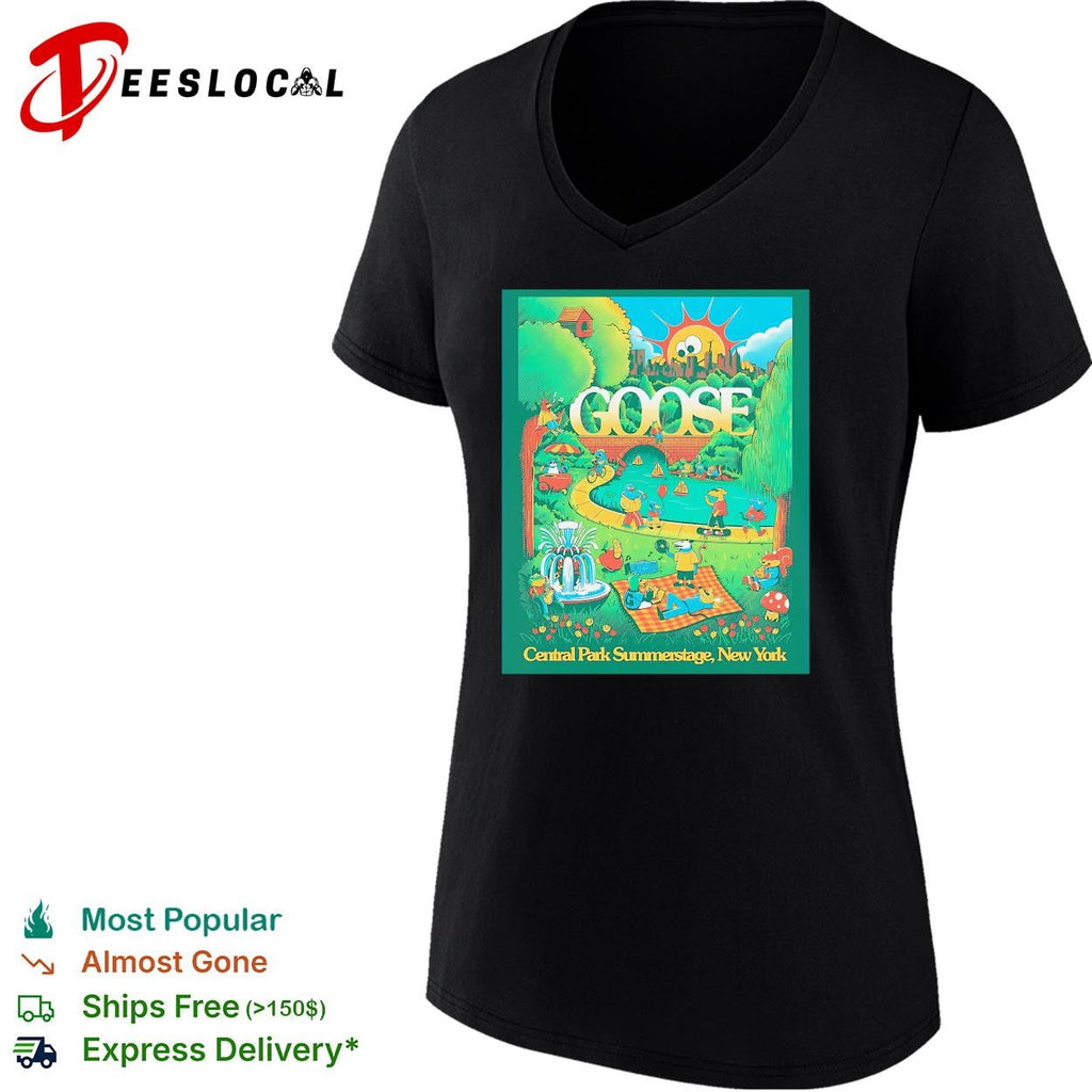 Goose Central Park Summerstage New York poster shirt