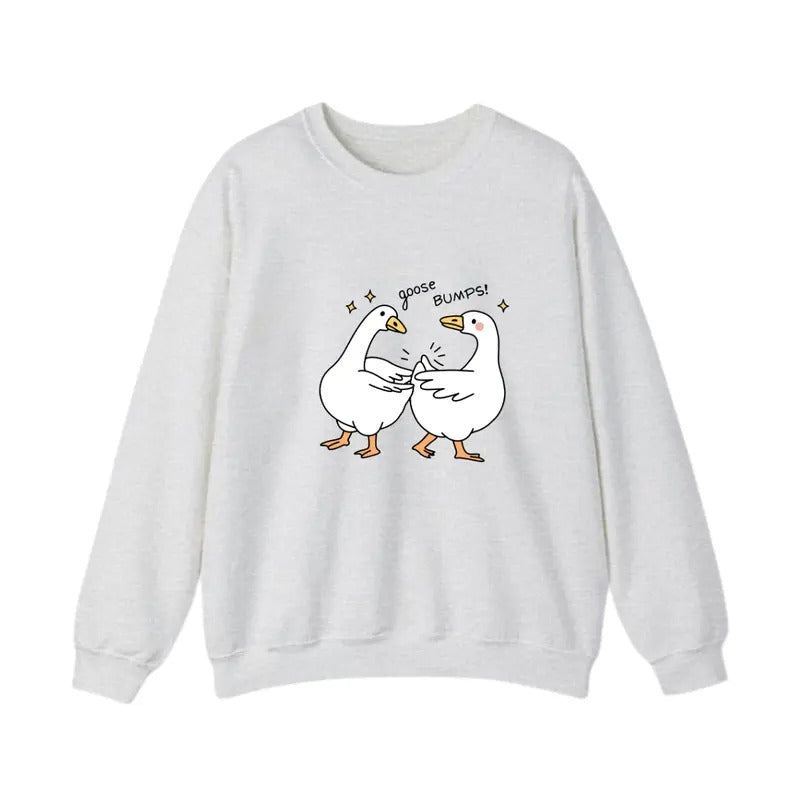 Goosebumps Sweatshirt, Silly Goose Shirt, Funny Hoodie Gift For Women Silly Goose University Crewneck Sweater, Funny Gift...